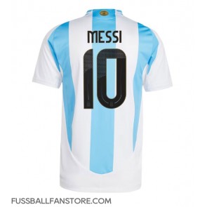 Argentinien Lionel Messi #10 Replik Heimtrikot Copa America 2024 Kurzarm